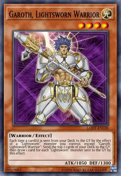 Edison Rulings for Garoth, Lightsworn Warrior